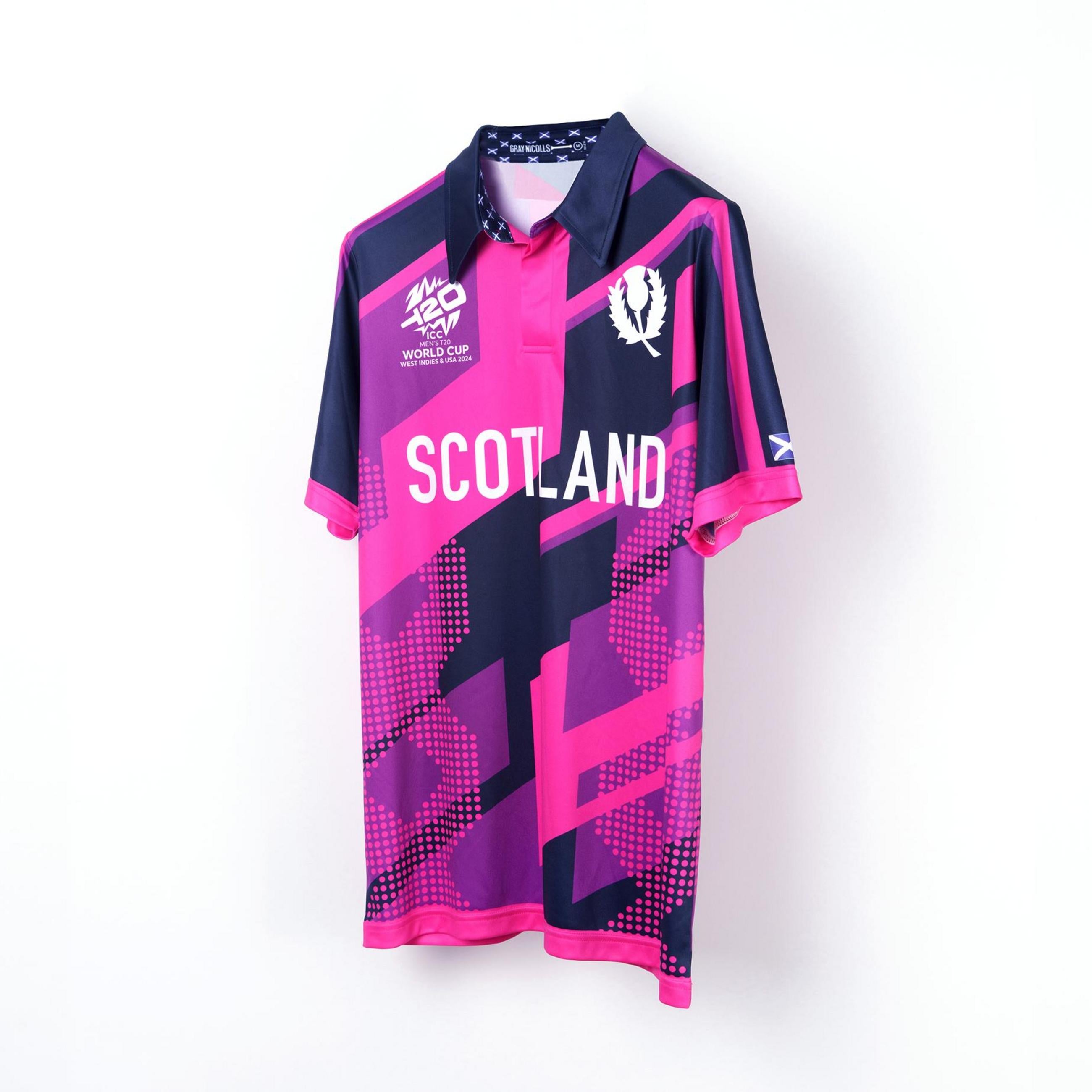 Cricket Scotland T20 World Cup 24 Shirt - Women's Short Sleeve