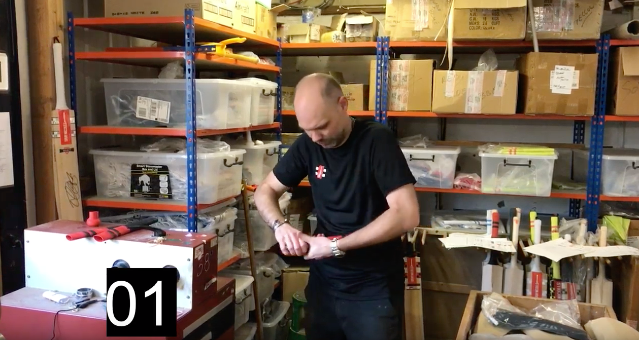 Fastest bat re-grip ever?