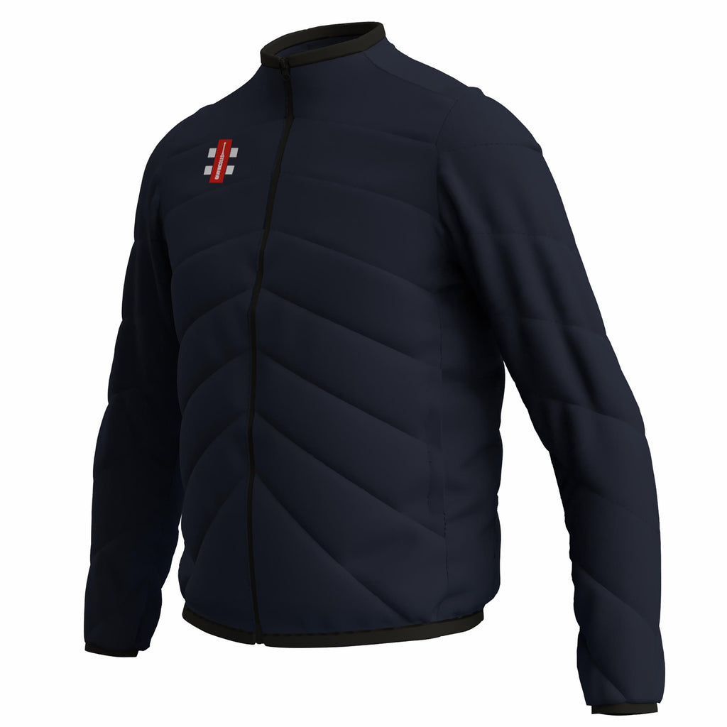 CCDA26Clothing Cricket GTS Full Zip Jacket Dark Navy 0 Three Quarter Left