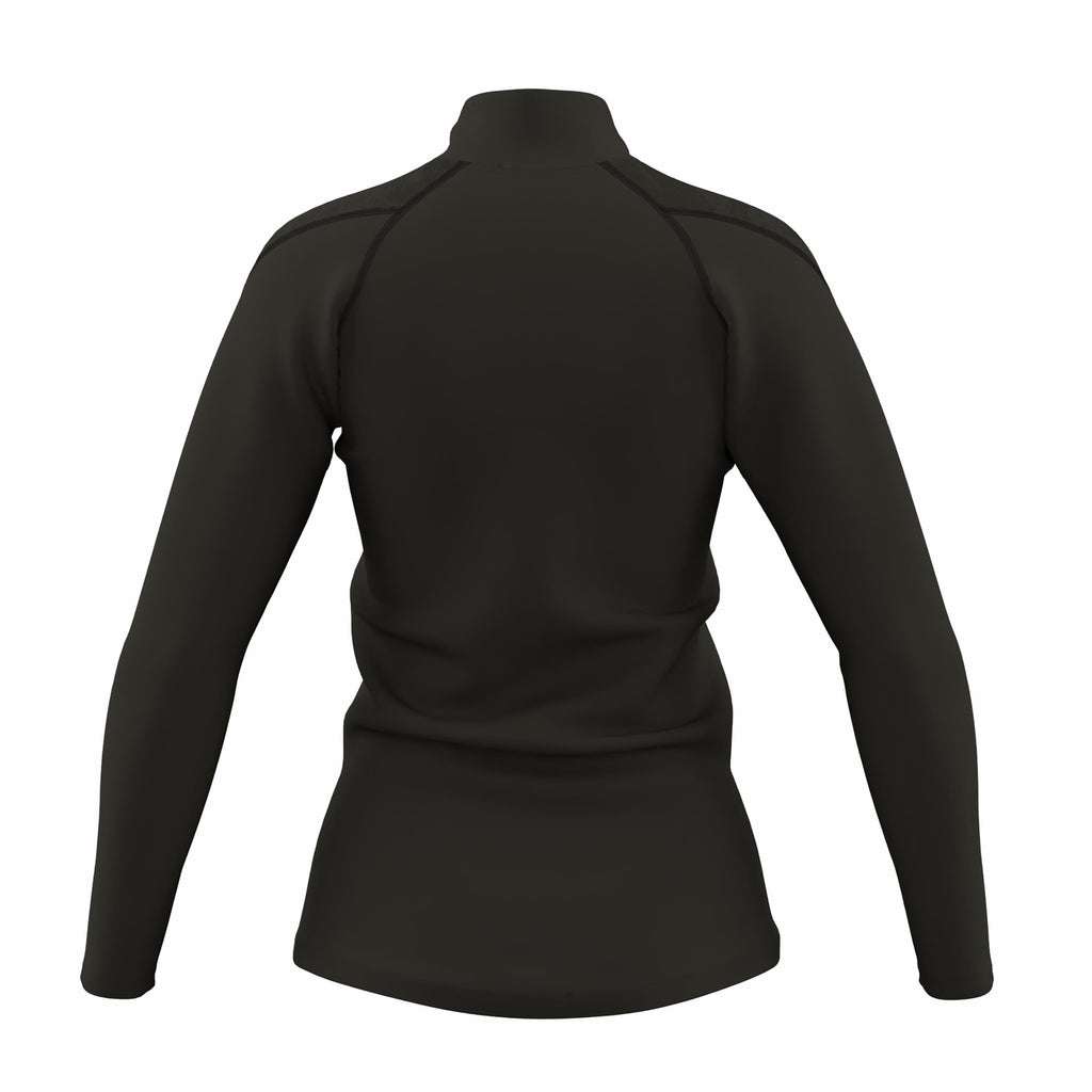 CCEI26Clothing Cricket GTS Quarter Zip Fleece Women's Black Back
