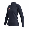CCEI26Clothing Cricket GTS Quarter Zip Fleece Women's Dark Navy 0 Three Quarter