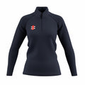 CCEI26Clothing Cricket GTS Quarter Zip Fleece Women's Dark Navy Front