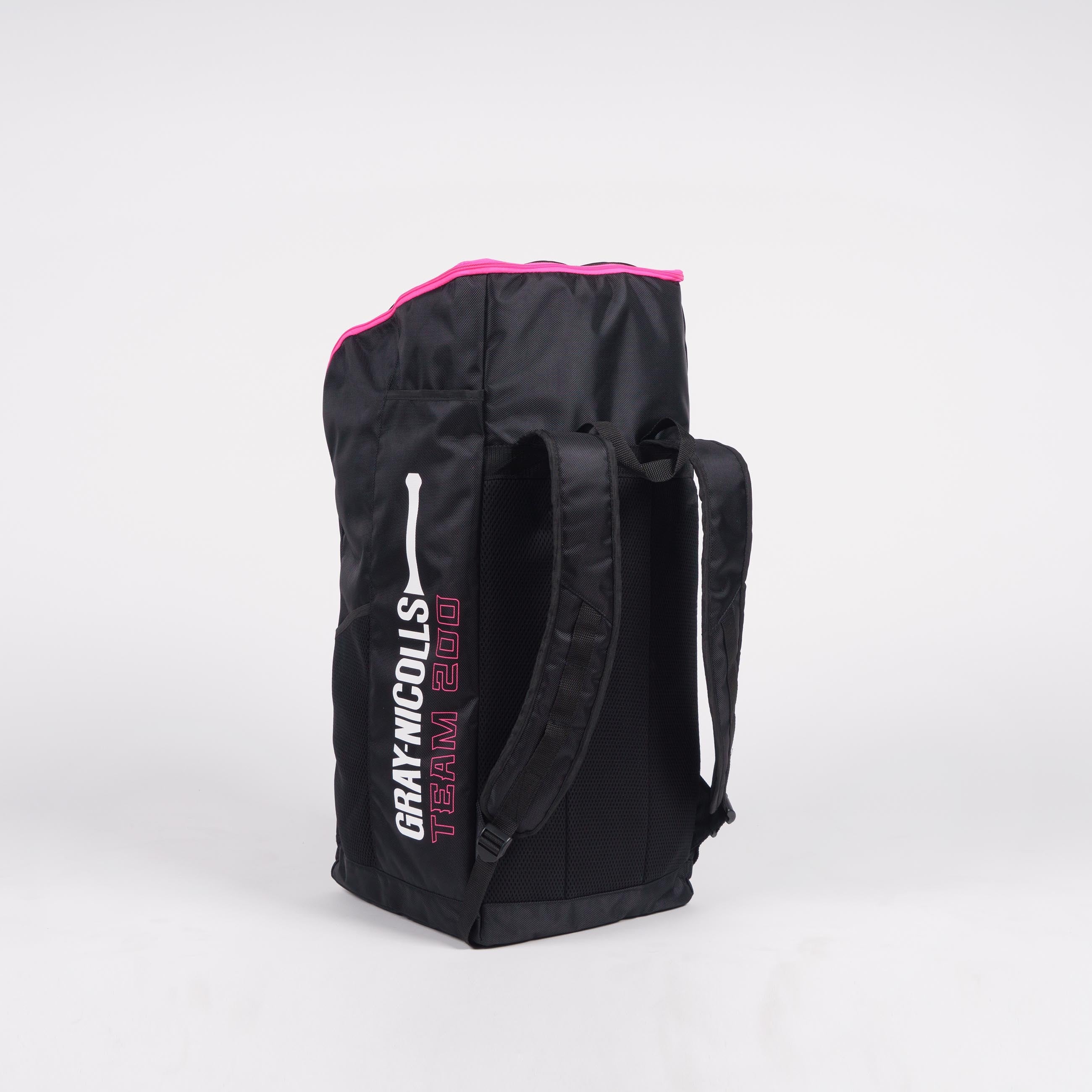 Pink black duffle bag shop
