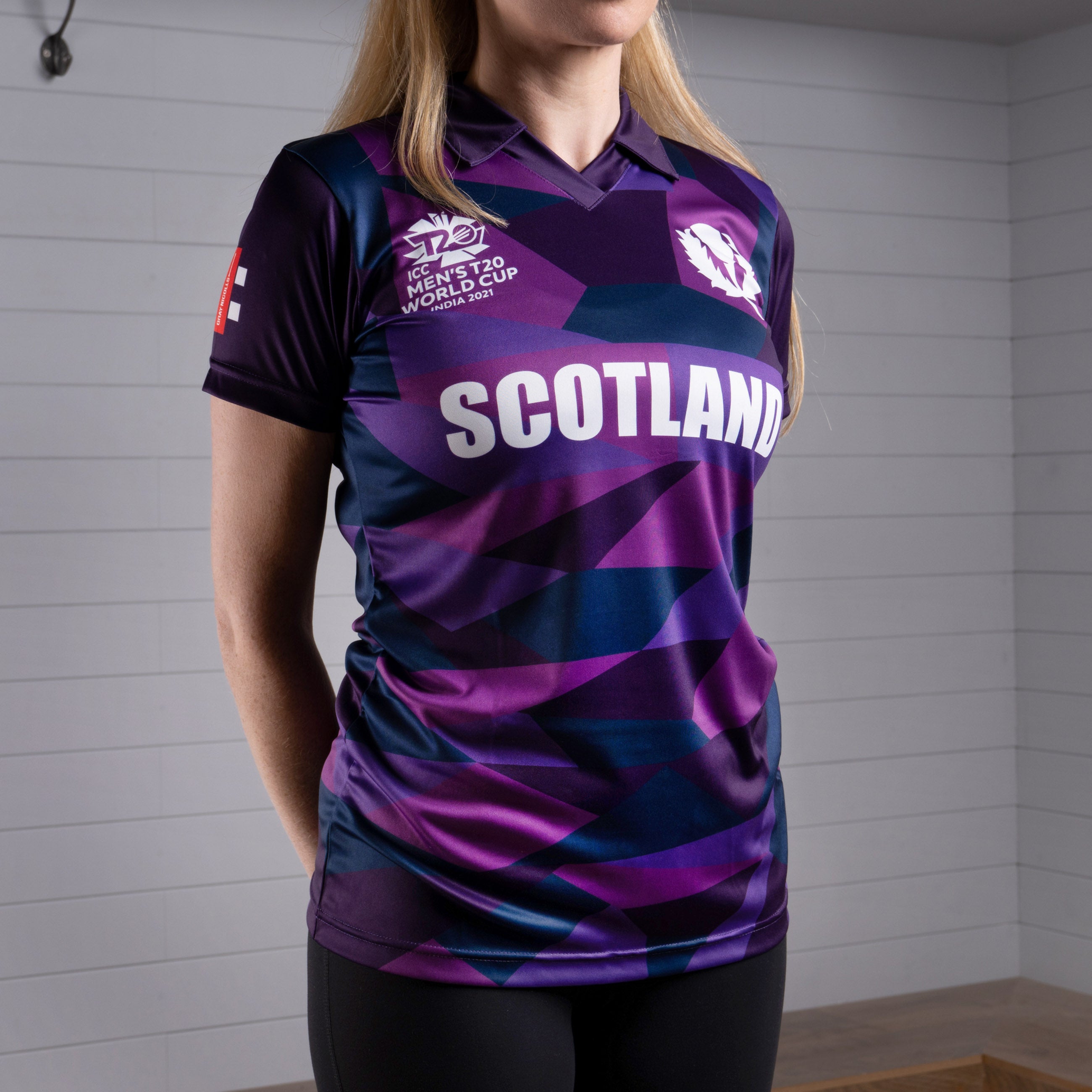 Cricket Scotland T20 World Cup Short Sleeve Shirt - Women's
