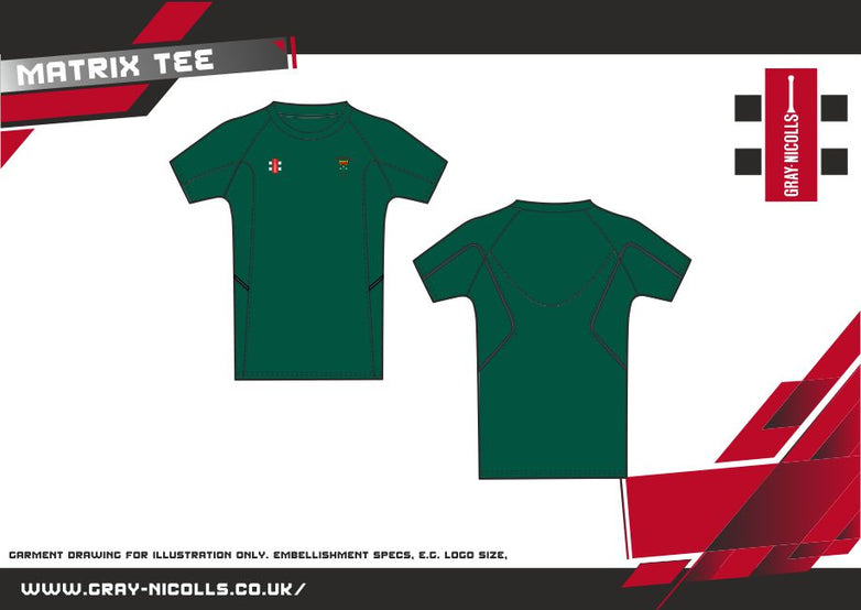 ccfd14001leisure shirt matrix tee green.jpg